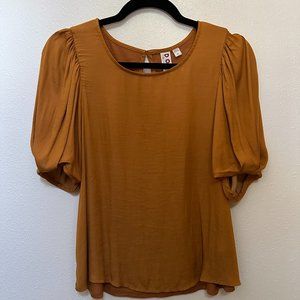 Anthropologie Ballon Sleeve Blouse